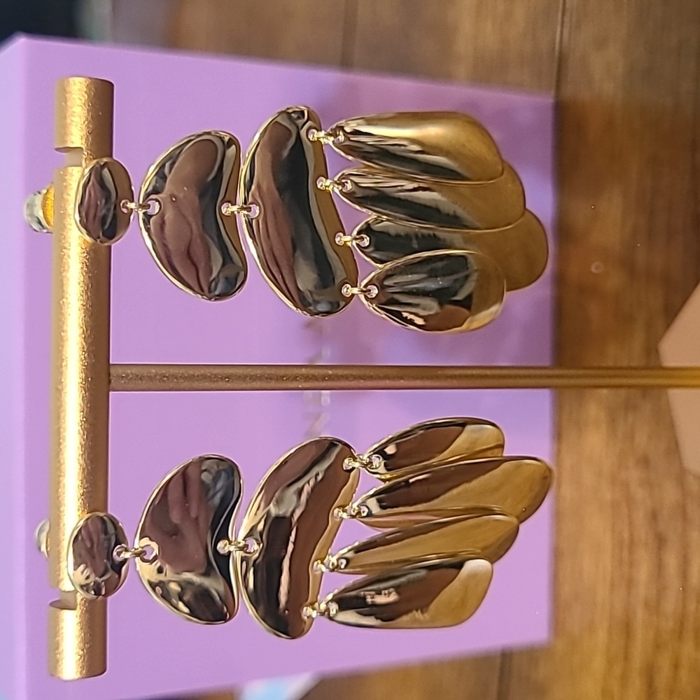 NEW "She's A Natural" Chandelier Earrings - GOLD